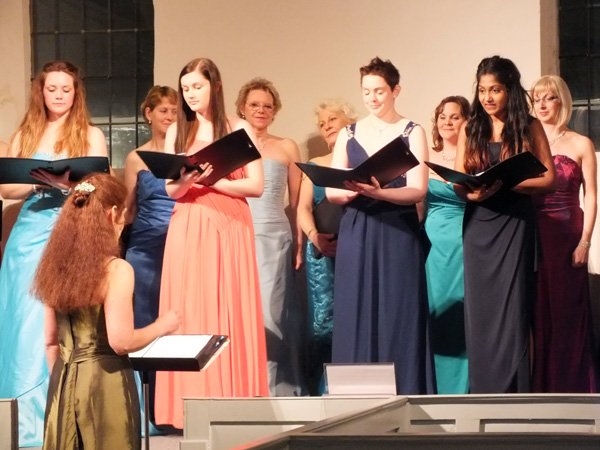 Bella Nova Singers perform in Ringwood, with classical singing teacher Michelle Nova